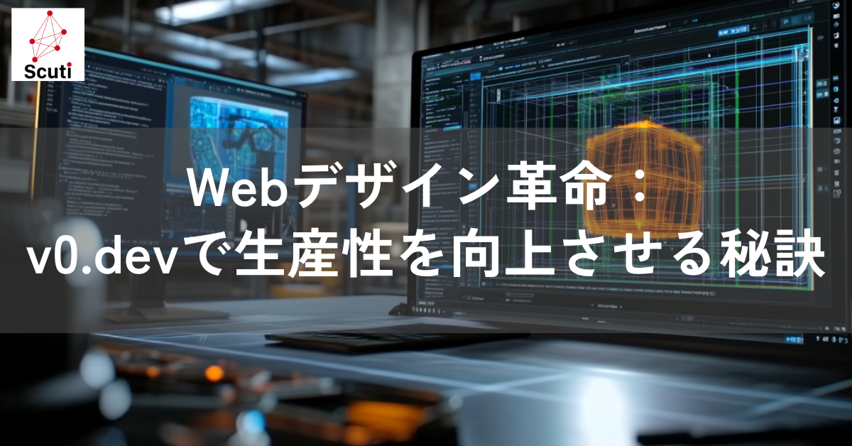 Webデザイン革命：v0.devで生産性を向上させる秘訣