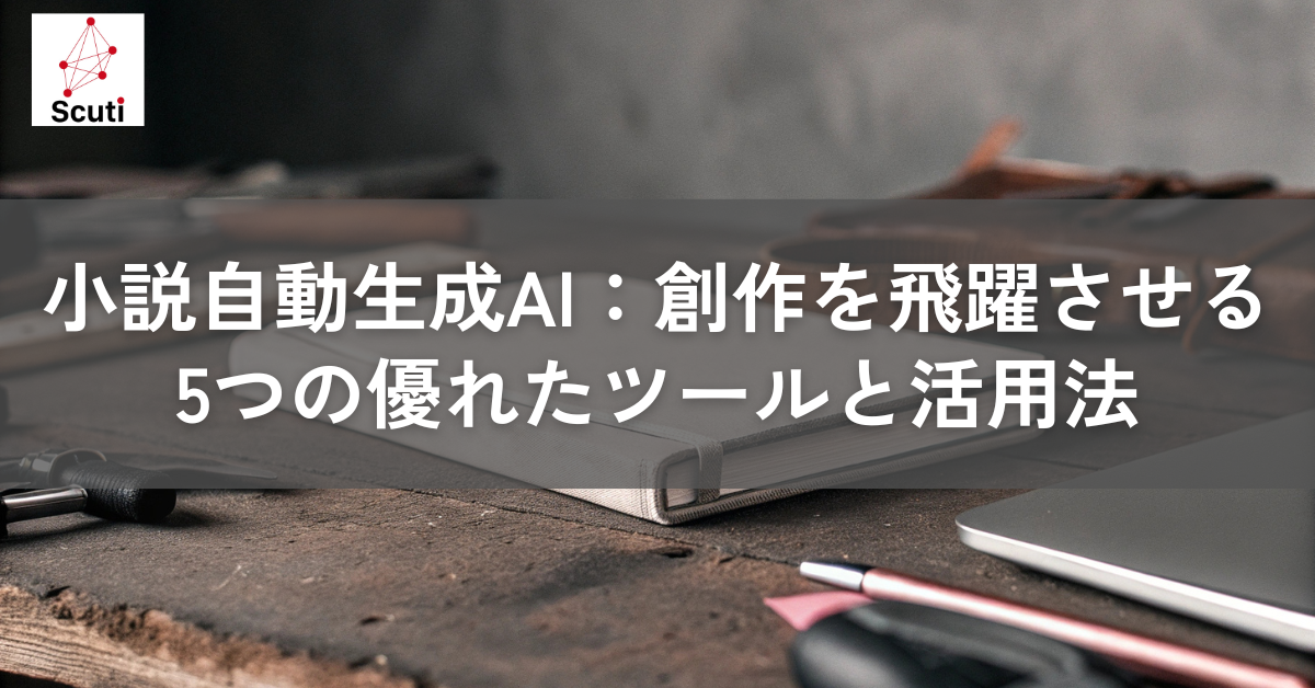 小説自動生成AI：創作を飛躍させる5つの優れたツールと活用法