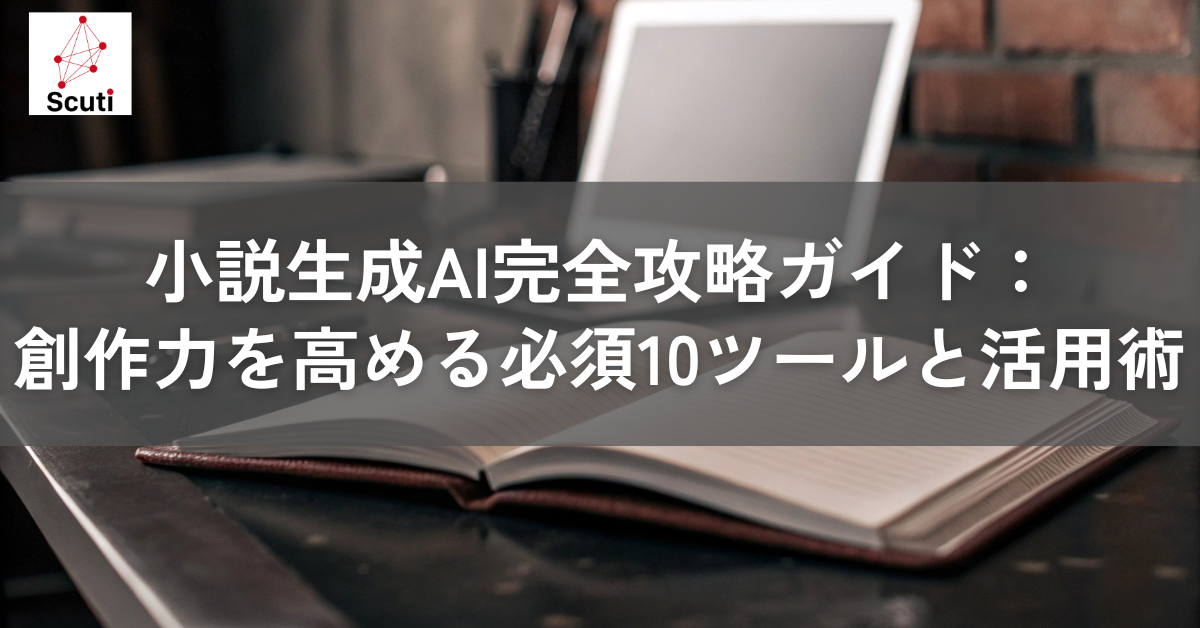 小説生成AI完全攻略ガイド：創作力を高める必須10ツールと活用術