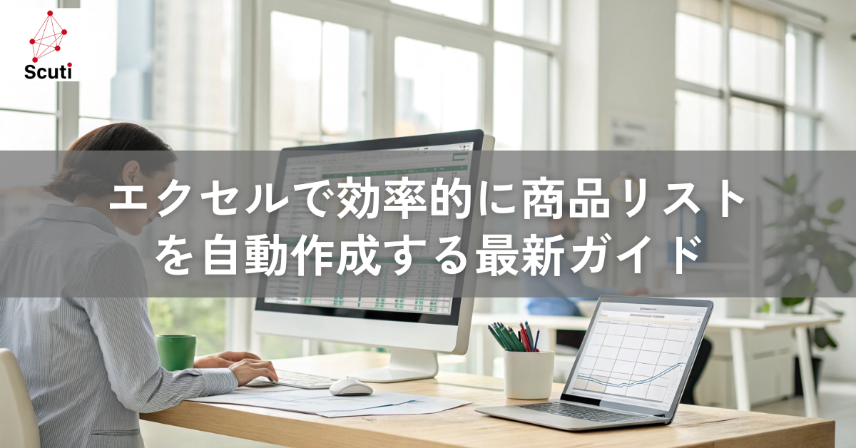 エクセルで効率的に商品リストを自動作成する最新ガイド