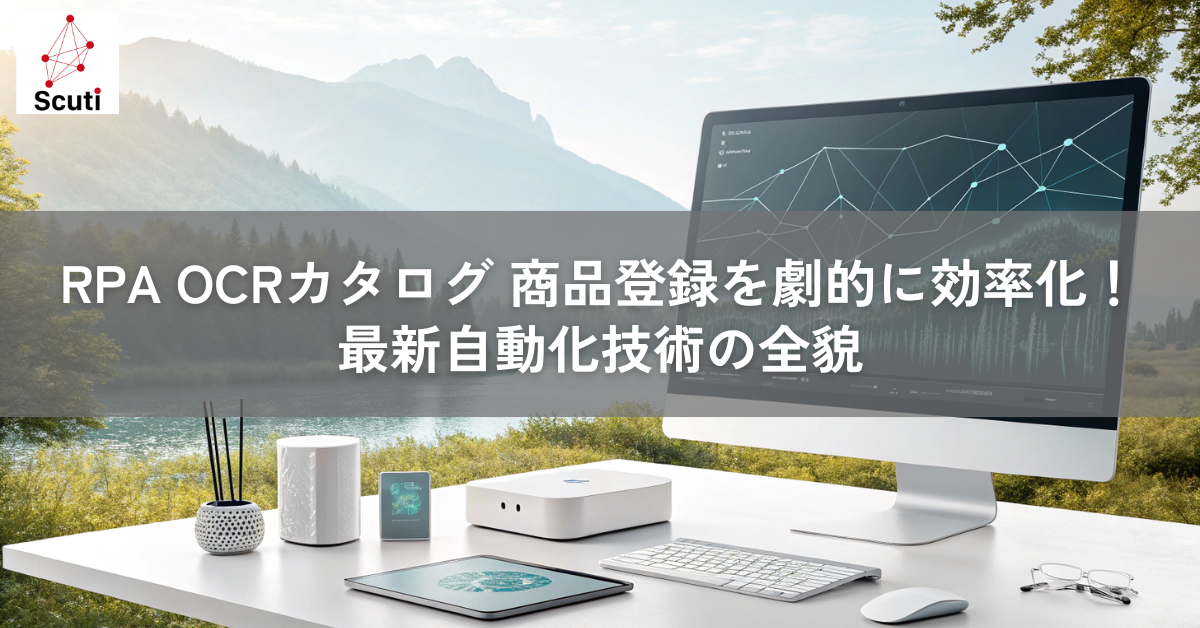 RPA OCRカタログ 商品登録を劇的に効率化！最新自動化技術の全貌