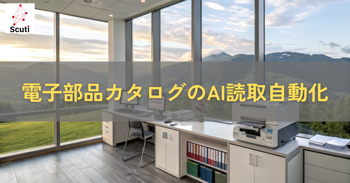 電子部品カタログのAI読取自動化