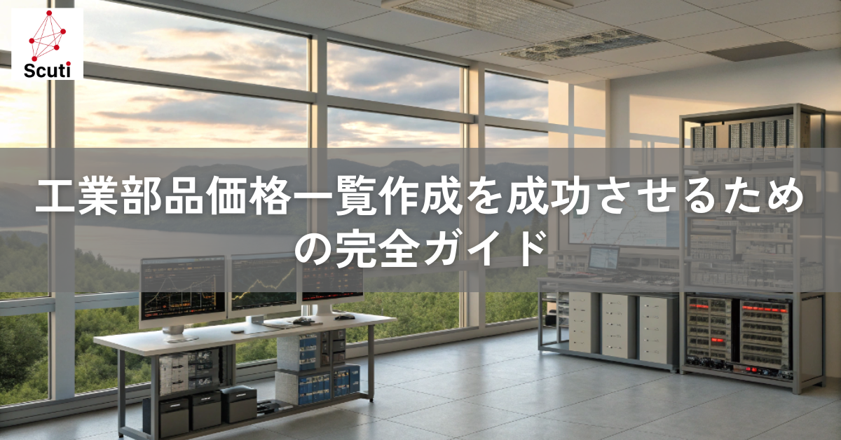 工業部品価格一覧作成を成功させるための完全ガイド