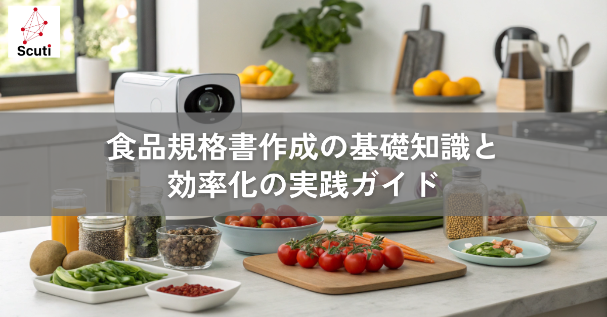 食品規格書作成の基礎知識と効率化の実践ガイド