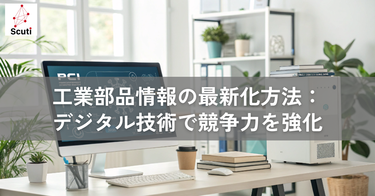 工業部品情報の最新化方法：デジタル技術で競争力を強化