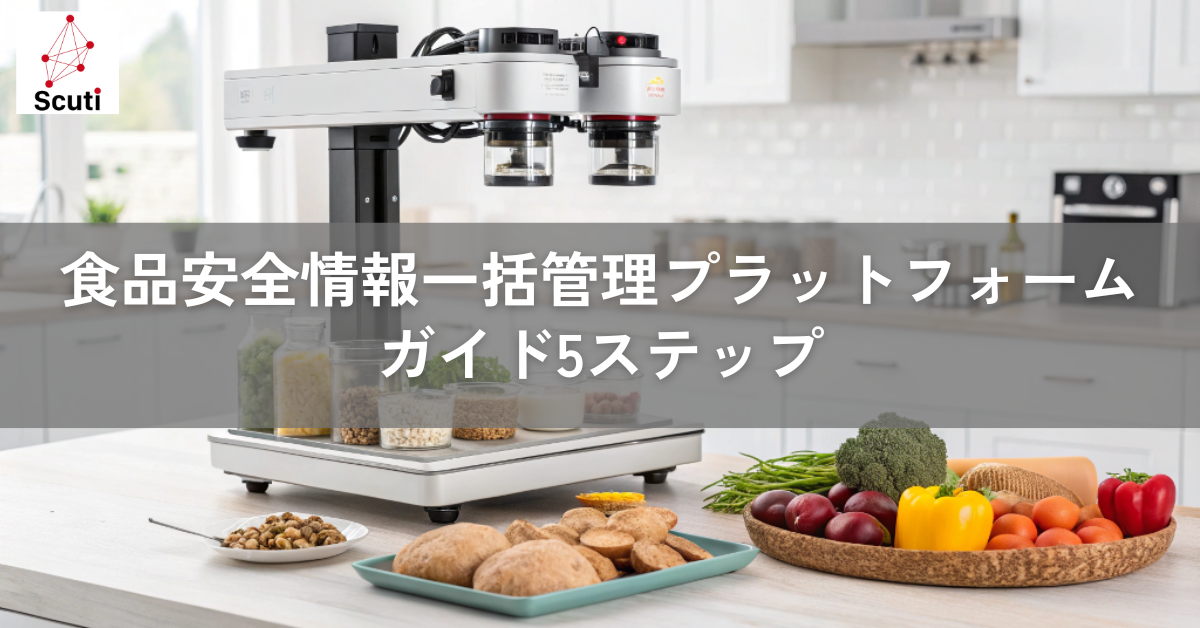 食品安全情報一括管理プラットフォームガイド5ステップ