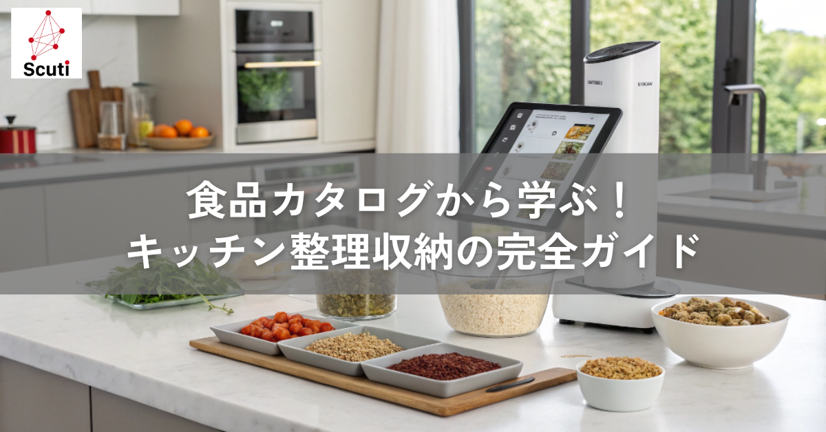 食品カタログから学ぶ！キッチン整理収納の完全ガイド整理収納の完全ガイド