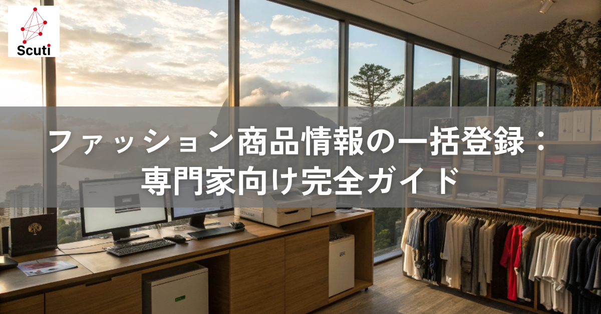 ファッション商品情報の一括登録：専門家向け完全ガイド