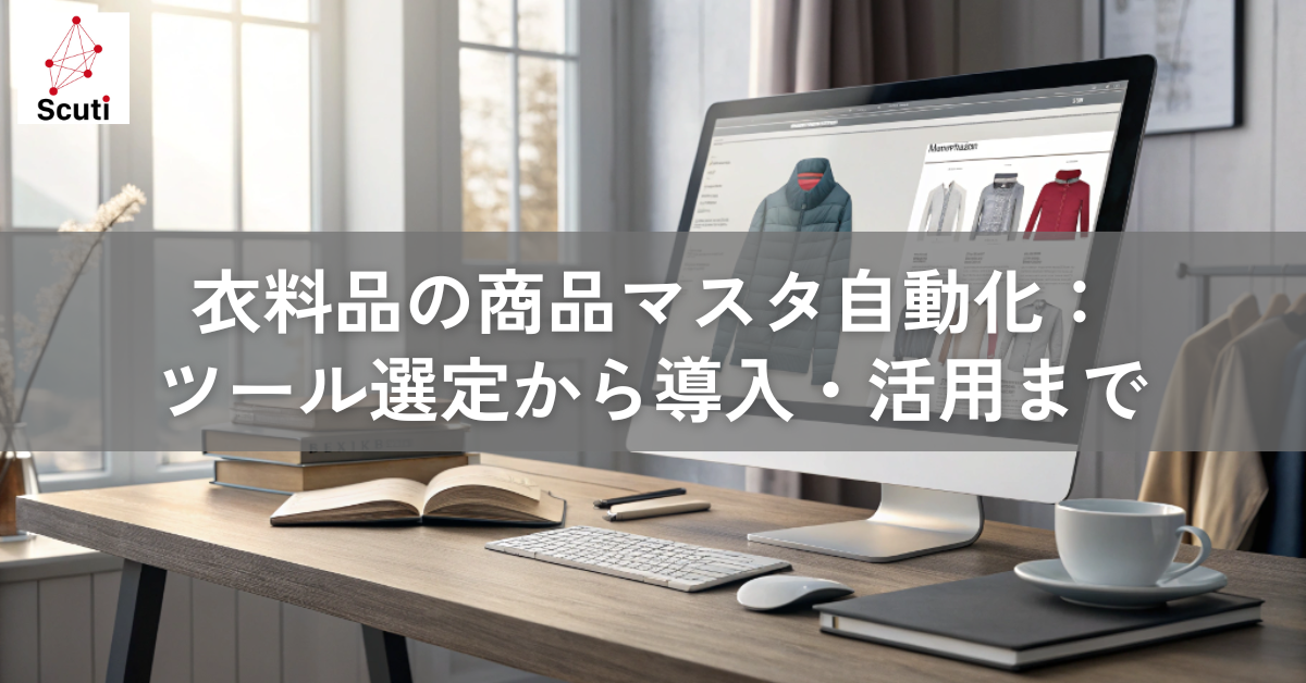 衣料品の商品マスタ自動化：ツール選定から導入・活用まで