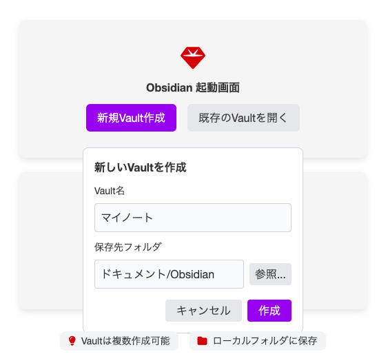 スクリーンショット 2025-06-25 221224 - 株式会社スクーティー ブログ 上図はVault作成画面です。以下の手順で進めてください: