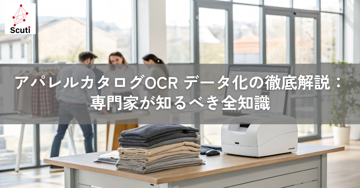 アパレルカタログOCR データ化の徹底解説：専門家が知るべき全知識