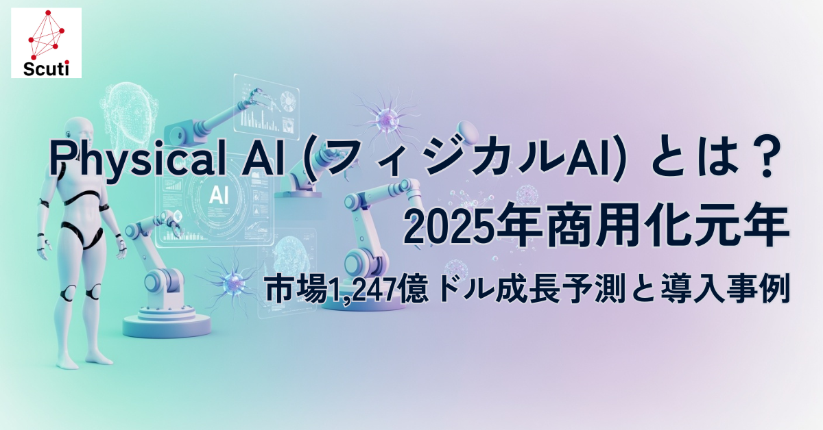 Physical AI（ フィジカルAI ）とは？2025年商用化元年｜市場1,247億ドル成長予測と導入事例